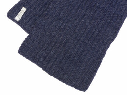 US Basic Шарф Nordend, крупный риб, темно-синий меланж