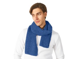 US Basic Шарф Nordend, крупный риб, классический синий