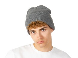 US Basic Шапка Dunant, двуслойная, темно-серый меланж
