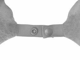 Разное Подушка Basic из микрофибры с эффектом памяти U-shape, серый
