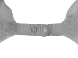 Разное Подушка Basic из микрофибры с эффектом памяти U-shape, серый
