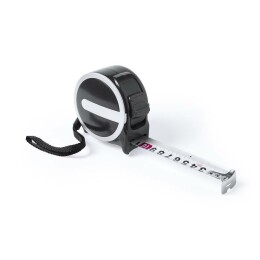 Happy Gifts Extra Рулетка LUKOM с металлическим клипом, 7,5 м, черная, пластик
