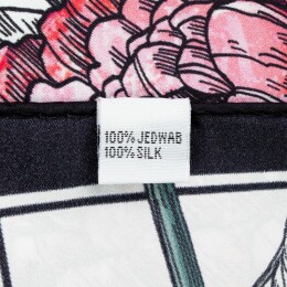 Newonce Платок шелковый Delicate, пионы