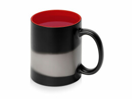 Разное Кружка-хамелеон Surprise матовая, черный/красный