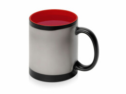 Разное Кружка-хамелеон Surprise матовая, черный/красный