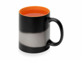 Разное Кружка-хамелеон Surprise матовая, черный/оранжевый
