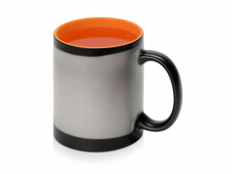 Разное Кружка-хамелеон Surprise матовая, черный/оранжевый