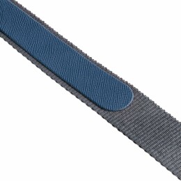 Разное Лента для бейджа с ретрактором Devon, серая с синим