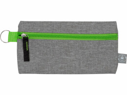 Разное Универсальный пенал из переработанного полиэстера RPET "Holder", серый/зеленый
