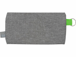 Разное Универсальный пенал из переработанного полиэстера RPET "Holder", серый/зеленый