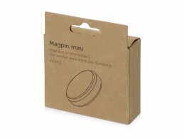 Разное Магнитный держатель для телефона "Magpin mini", черный/стальной