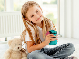 ASOBU Бутылка для воды JUICY DRINK BOX, красный