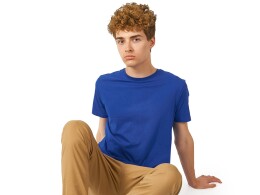 US Basic Футболка HD короткий рукав компакт пенье, классический синий