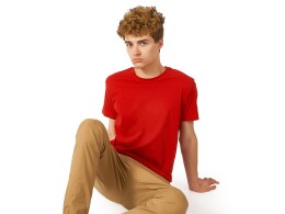 US Basic Футболка HD короткий рукав компакт пенье, красный