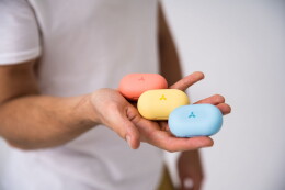 ACCESSTYLE Беспроводные наушники ACCESSTYLE FOX TWS, голубой