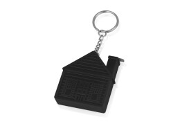 Разное Брелок-рулетка "Домик", 1 м., черный