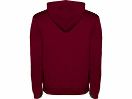 Roly Толстовка с капюшоном "Urban" мужская, гранатовый/серый меланж
