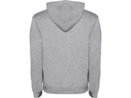 Roly Толстовка с капюшоном "Urban" мужская, серый меланж/черный