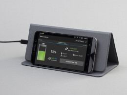 mid-oceangift Коврик-трансформер "Cool Gray" с беспроводным зарядным устройством, переработанный пластик (RPET)