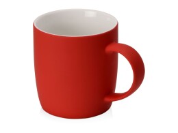 Разное Кружка с покрытием soft-touch "Dalgona", красный