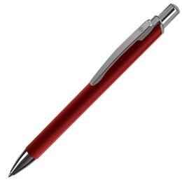 B1 WORK, ручка шариковая, красный/хром, металл