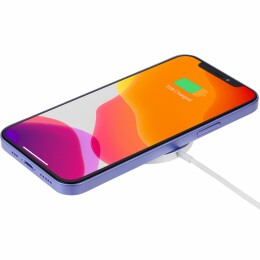 Uniscend Беспроводное зарядное устройство с магнитами Magmate, серебристое