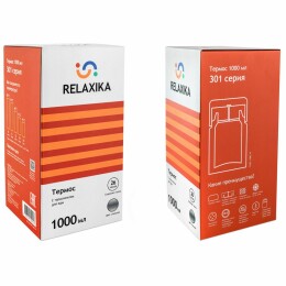 Relaxika Термос для еды Relaxika 1000, в чехле, стальной
