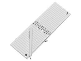 Разное Антибактериальный набор с блокнотом и стаканом "Safe work", белый