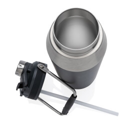 Разное Стальная вакуумная бутылка 2-в-1, 1 л