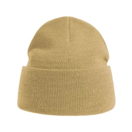 Atlantis Шапка вязаная PURE с отворотом из пряжи Polylana