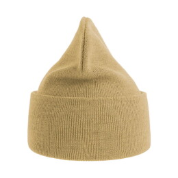 Atlantis Шапка вязаная PURE с отворотом из пряжи Polylana