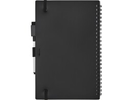 Разное Pebbles Блокнот размером A5 из переработанной бумаги, черный