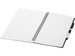 Разное Pebbles Блокнот размером A5 из переработанной бумаги, черный