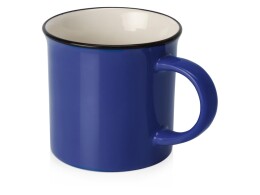 Разное Кружка Countryside S с черным ободком, белая внутри, цветная снаружи, синий