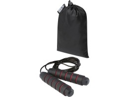 Avenue Austin, скакалка с мягкими ручками в чехле из переработанного PET-материала, красный