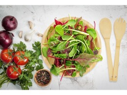 Seasons Argulls, бамбуковая салатница и приборы, natural