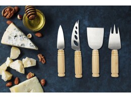 Разное Cheds Набор для сыра из бамбука (4 предмета), natural