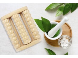 Разное Бамбуковый массажер для стоп Venis, natural