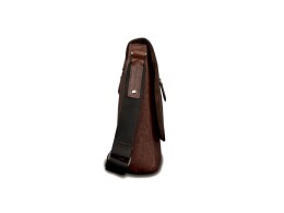 MANO 1919 Сумка через плечо Mano "Don Valentino", натуральная кожа в коричневом цвете, 25 х 27 х 7 см