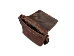MANO 1919 Сумка через плечо Mano "Don Valentino", натуральная кожа в коричневом цвете, 25 х 27 х 7 см