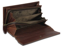 MANO 1919 Кошелек Mano "Don Leon", натуральная кожа в коричневом цвете, 19 х 10 см