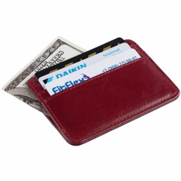 сделано в России Чехол для карт Signature, бордовый