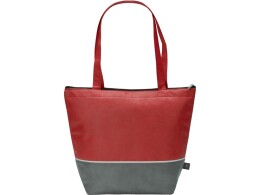 Разное Сумка-холодильник Reviver с длинными ручками из нетканого переработанного материала RPET, красный/серый