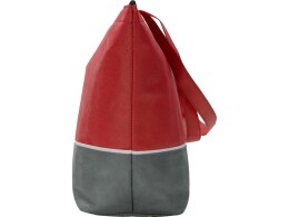 Разное Сумка-холодильник Reviver с длинными ручками из нетканого переработанного материала RPET, красный/серый