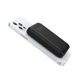 mid-oceangift Беспроводное магнитное ЗУ "Forsage SOFTTOUCH", 8000 mAh с быстрой проводной (20W) и беспроводной (15W) зарядкой, покрытие soft touch