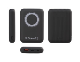 mid-oceangift Беспроводное магнитное ЗУ "Forsage SOFTTOUCH", 8000 mAh с быстрой проводной (20W) и беспроводной (15W) зарядкой, покрытие soft touch