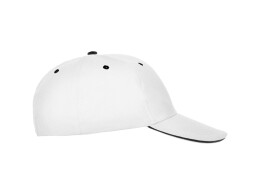 Roly Бейсболка "Panel" унисекс, белый/черный
