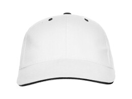 Roly Бейсболка "Panel" унисекс, белый/черный