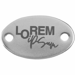 Разное Шильдик металлический Alfa Oval, серебристый