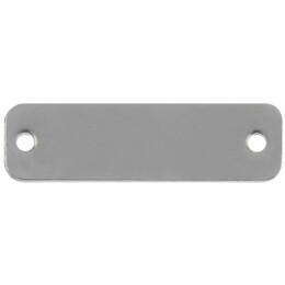 Разное Шильдик металлический Alfa Liten, серебристый